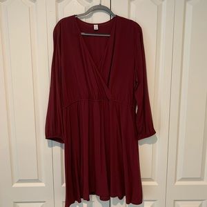 NWOT - Old Navy wrap dress with cinched waist